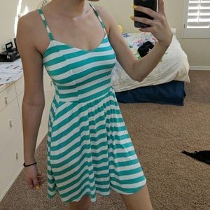 Lush striped dress super soft size small